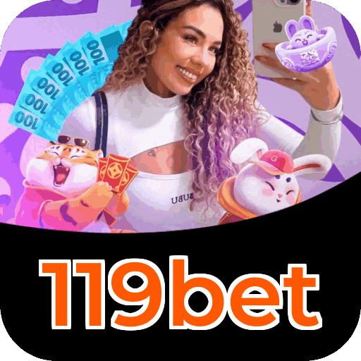 Interface do aplicativo 119bet mostrando jogos disponíveis no iOS e Android